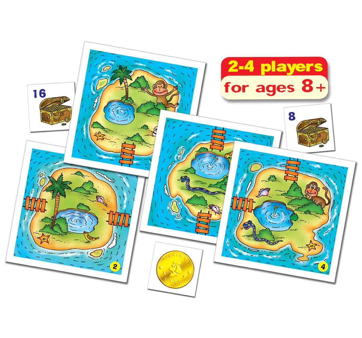 Frank Treasure Island Puzzles for Kids age 8Y+ 