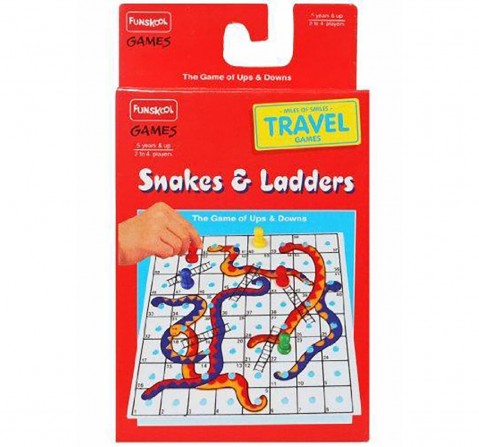Funskool Travel Snake & Ladder Board Games for Kids age 5Y+ 