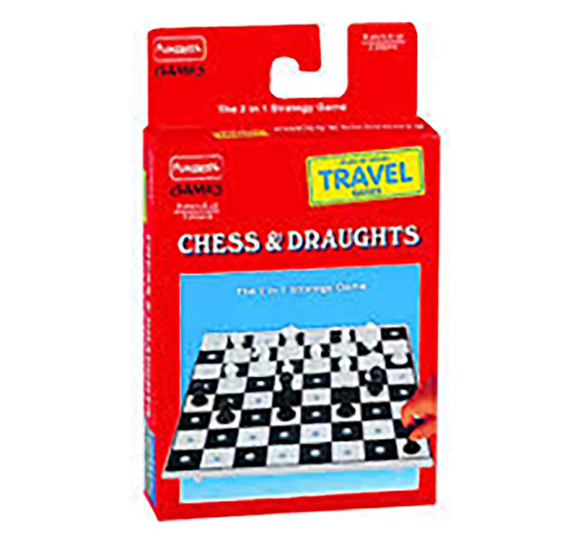 Funskool Travel Chess & Draught Board Games for Kids age 8Y+ 