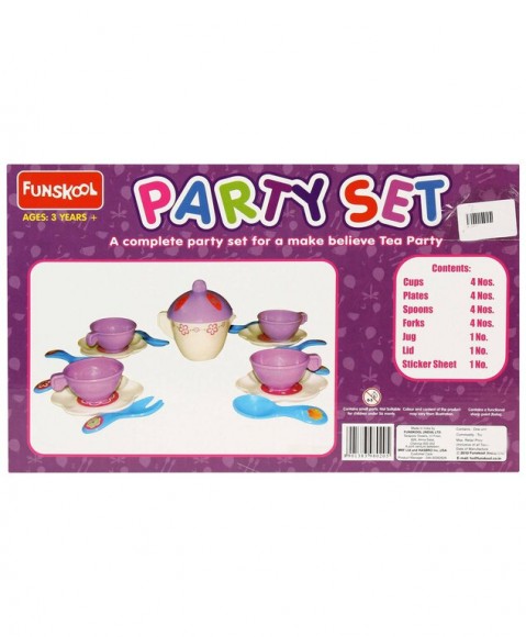 Giggles Party Set Sturdy & Washable Utensil Set for Kids age 3Y+