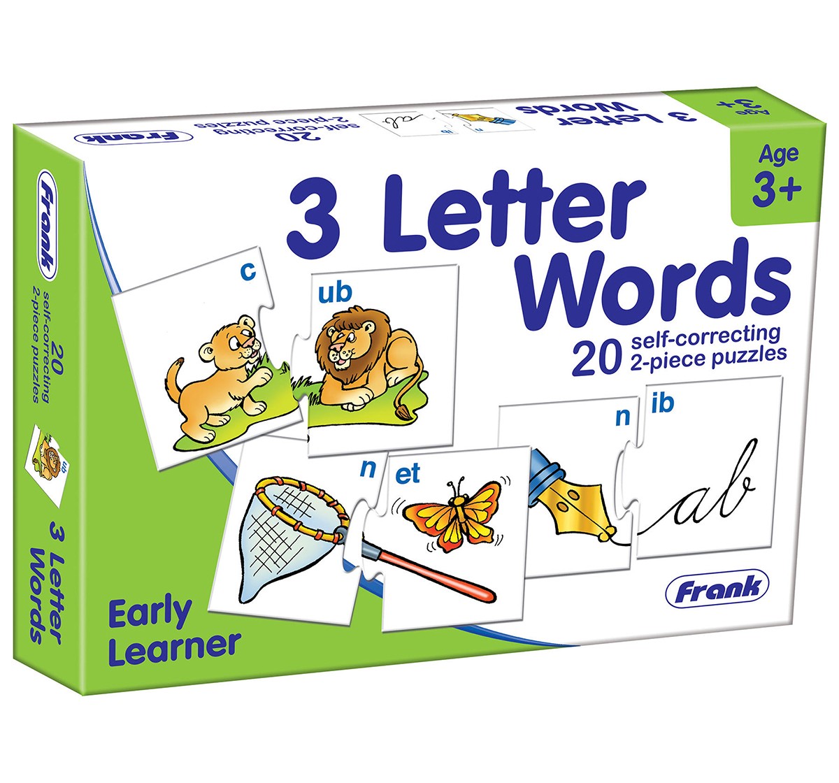 Frank 3 Letter Words Puzzles for Kids age 3Y+ 