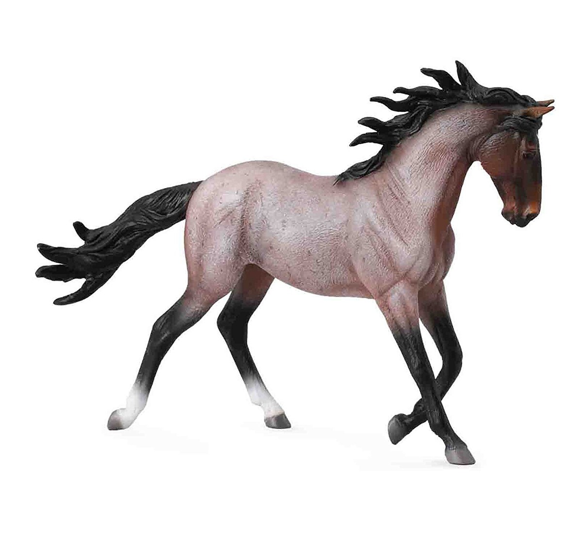Collecta Mustang Mare Bay Roan Animal Figure for Kids age 3Y+ (Brown)