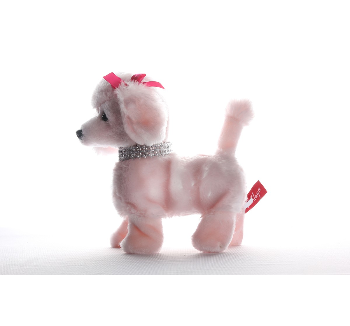 Hamleys Movers & Shakers - Pink Poodle Interactive Soft Toys for Kids age 2Y+ - 5 Cm (Pink)