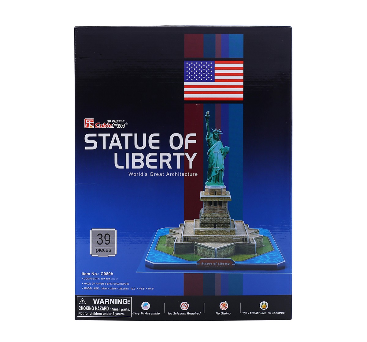 Cubic Fun  Statue Of Liberty (U.S.A) Puzzles for Kids age 3Y+ 