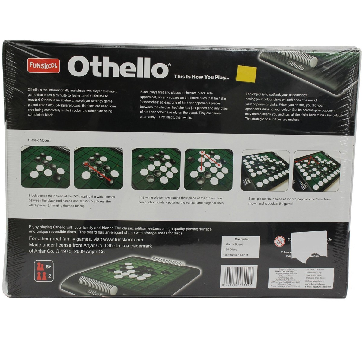 Funskool Othello Board Games for Kids age 8Y+