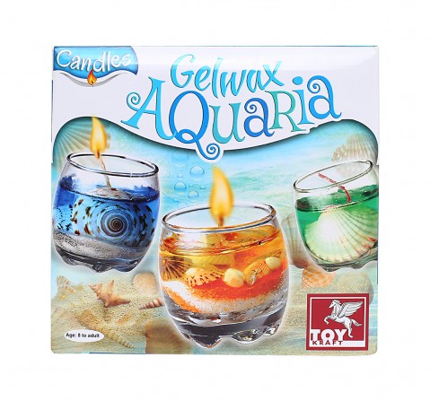 Toy Kraft Gelwax Candles-Aquaria DIY Art & Craft Kits for Kids age 8Y+ 