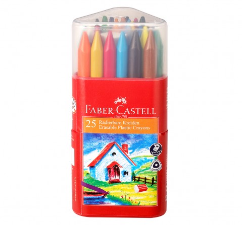 Faber-Castell  erasable crayons gift pk 25 , 6Y+