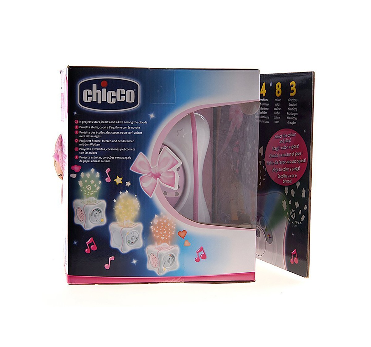 Chicco Rainbow Cube for New Born Kids age 0M+ (Pink)
