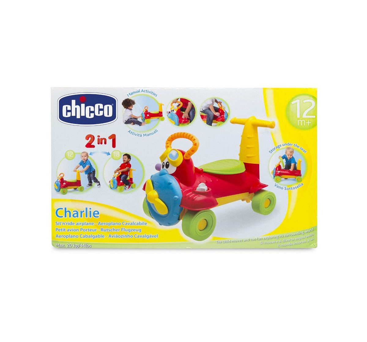 Chicco Charlie Sky Rider First Rideon for Kids age 12M+ 