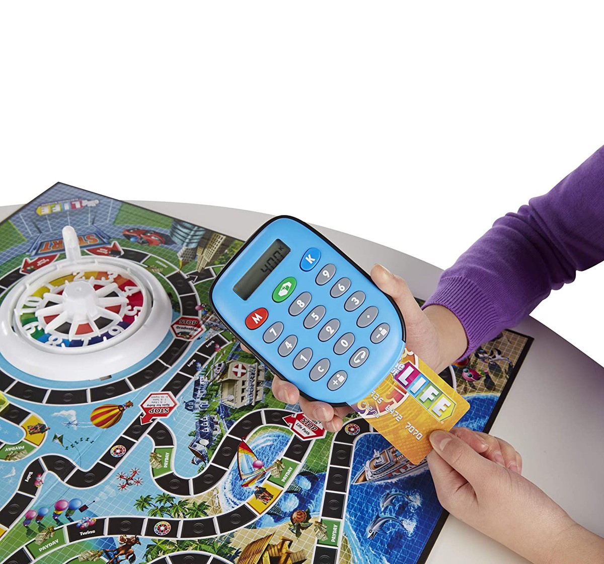 Hasbro Gaming Game Of Life Electronic Banking Board Games for Kids 8Y+, Multicolour
