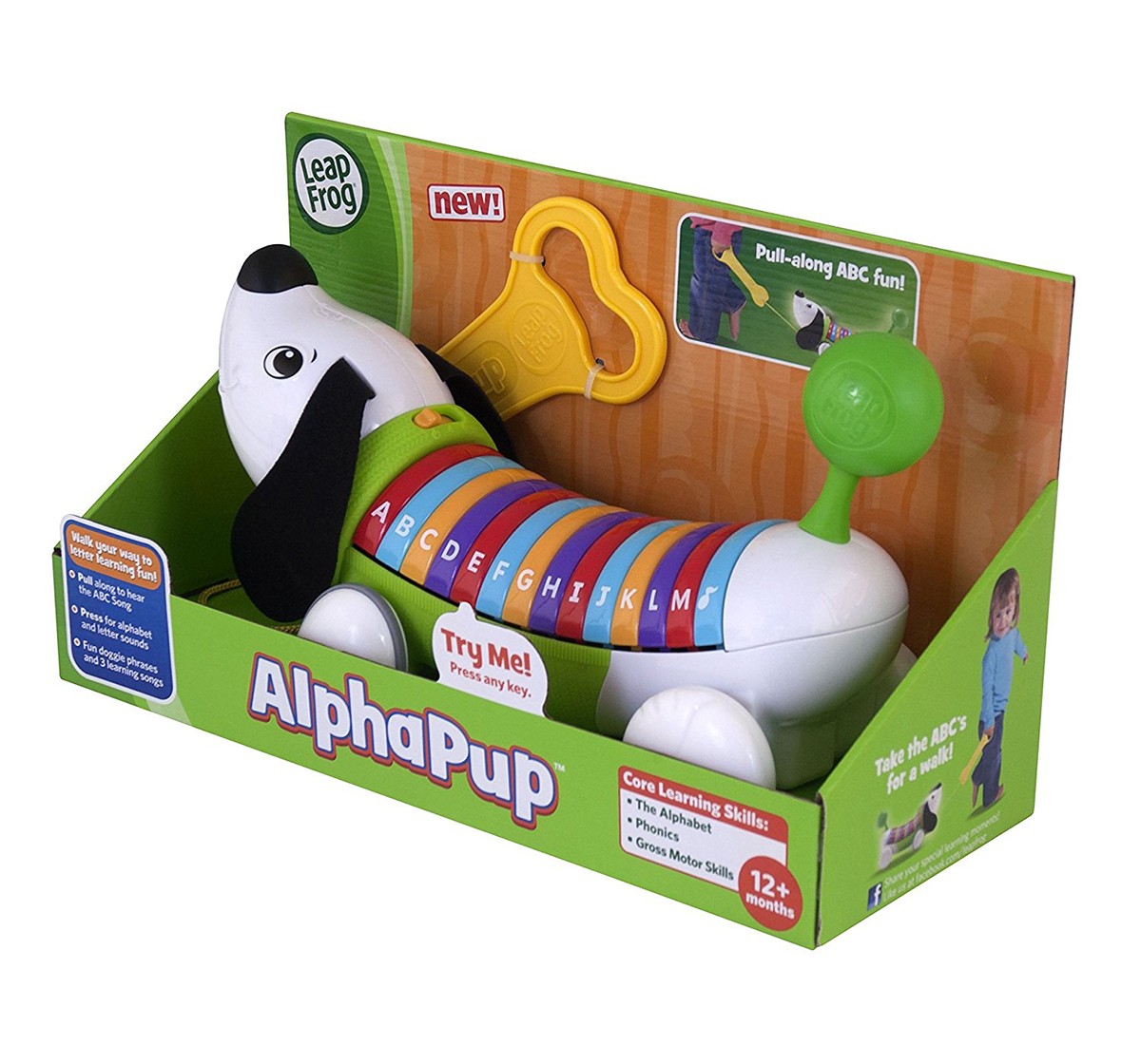  Leapfrog Alphapup Scout, Multi Color Learning Toys for Kids age 12M+ 