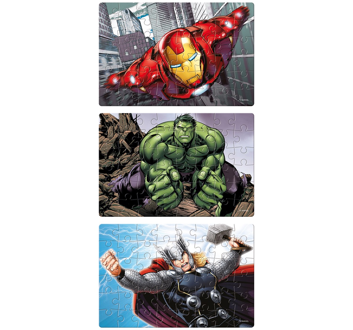 Disney Avengers 3 In 1 Activity Puzzle Set for Kids Age 5Y+