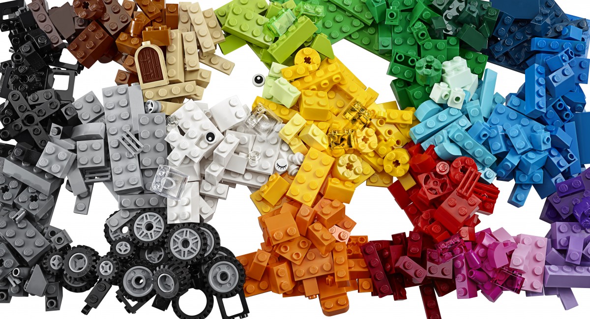  Lego Classic Creative Brick, Multi Color 484 Pcs Blocks for Kids age 6Y+ 