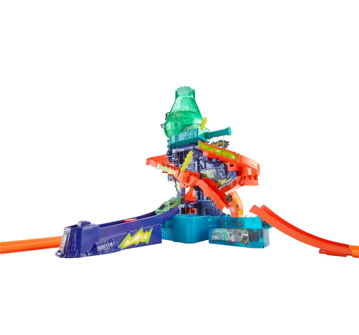 Hot Wheels Metal Shifters Color Splash Science Lab Playset, 4Y+ 