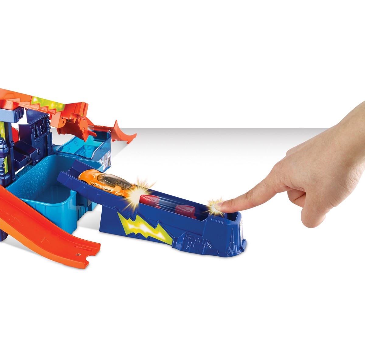 Hot Wheels Metal Shifters Color Splash Science Lab Playset, 4Y+ 