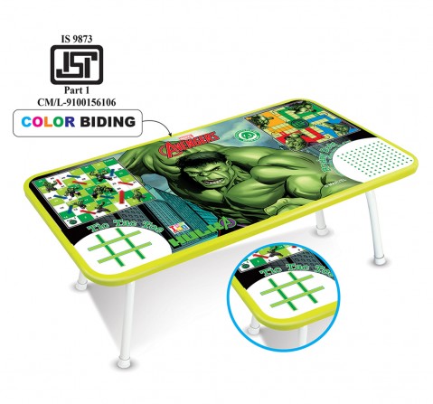 IToys Marvel Avengers Ludo game table for kids,  4Y+(Multicolour)