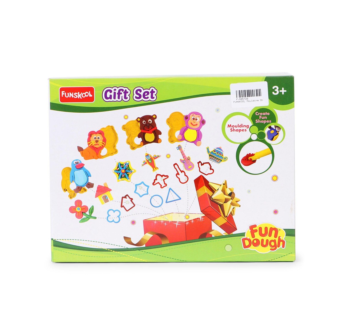Fun Dough Funskool Moulding Shapes Gift Set Clay & Dough for Kids age 3Y+ 