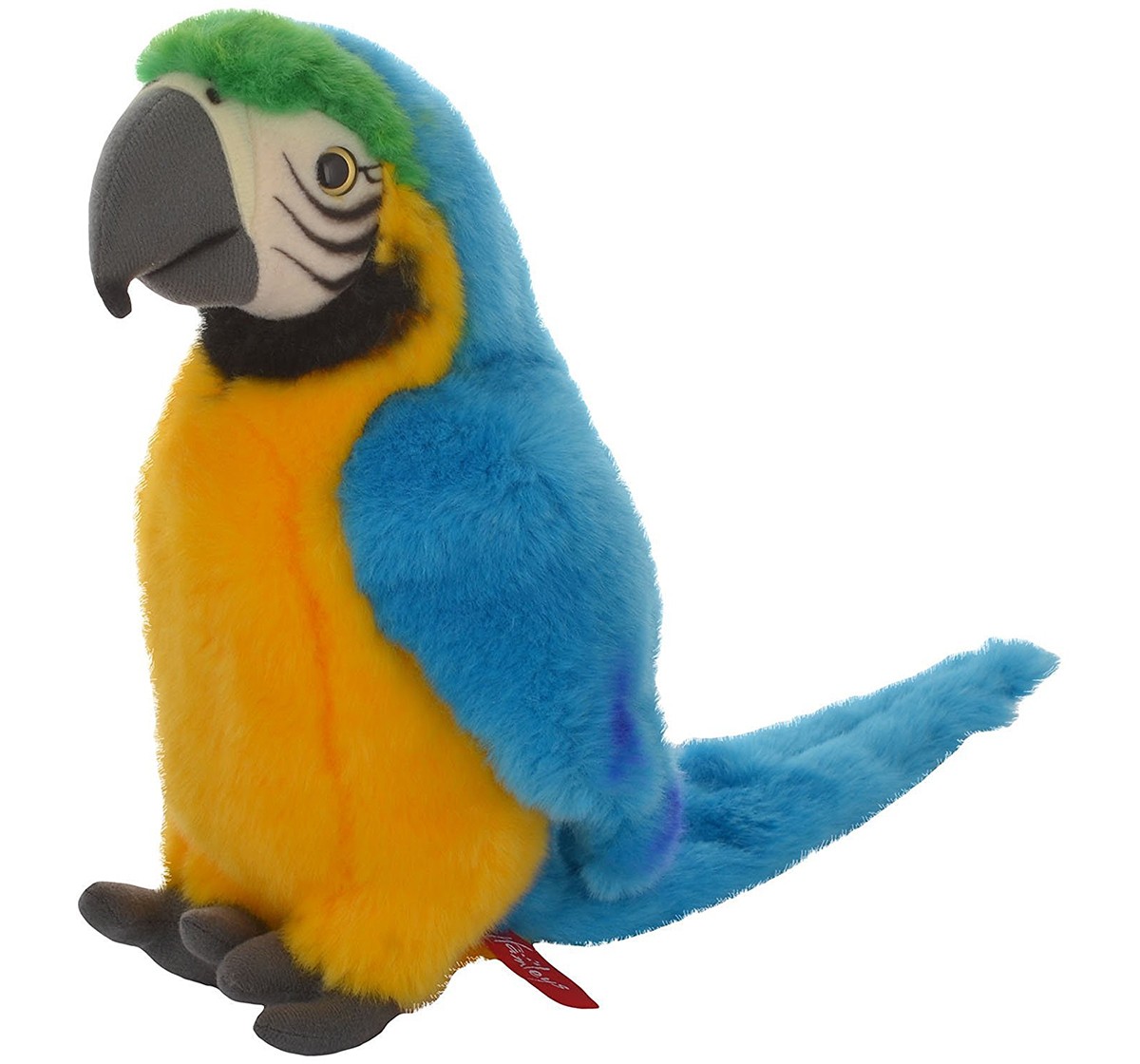  Hamleys Pepper Blue Parrot Soft Toy, Multi Color (5-Inch) Animals & Birds for Kids age 3Y+ - 12 Cm 