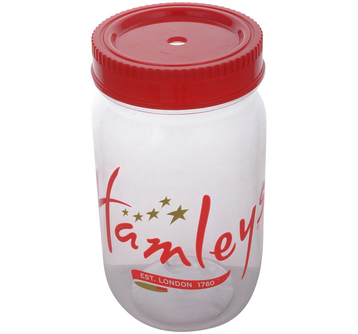  Hamleys Retro Mason Jar (Clear) Novelty for Kids age 24M+ (Red)