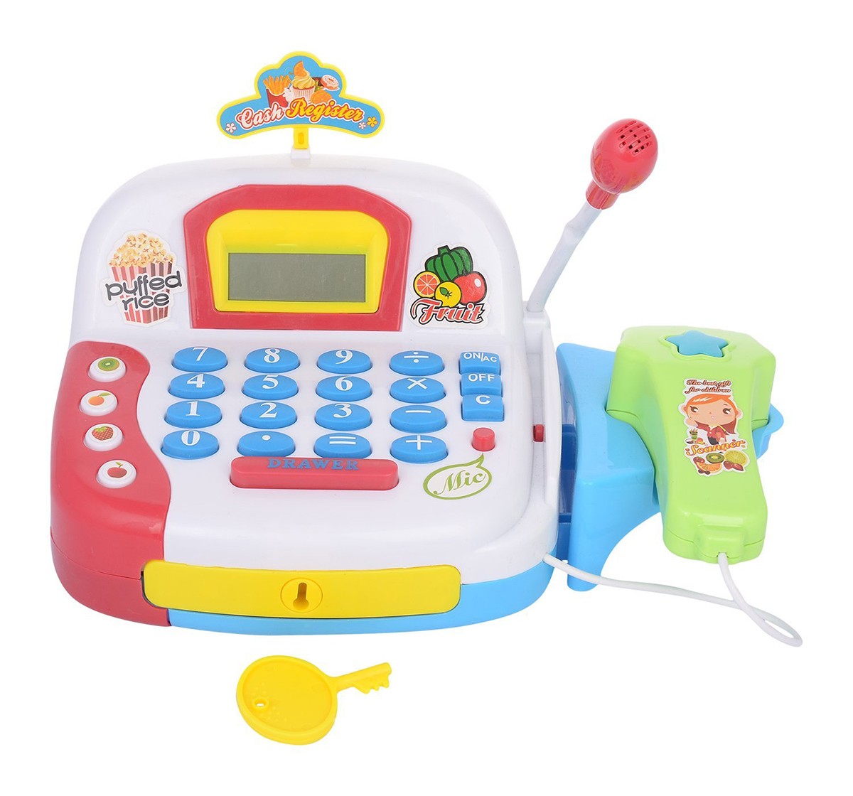 Comdaq Music And Lights Cash Register Roleplay Set for age 3Y+ (White)