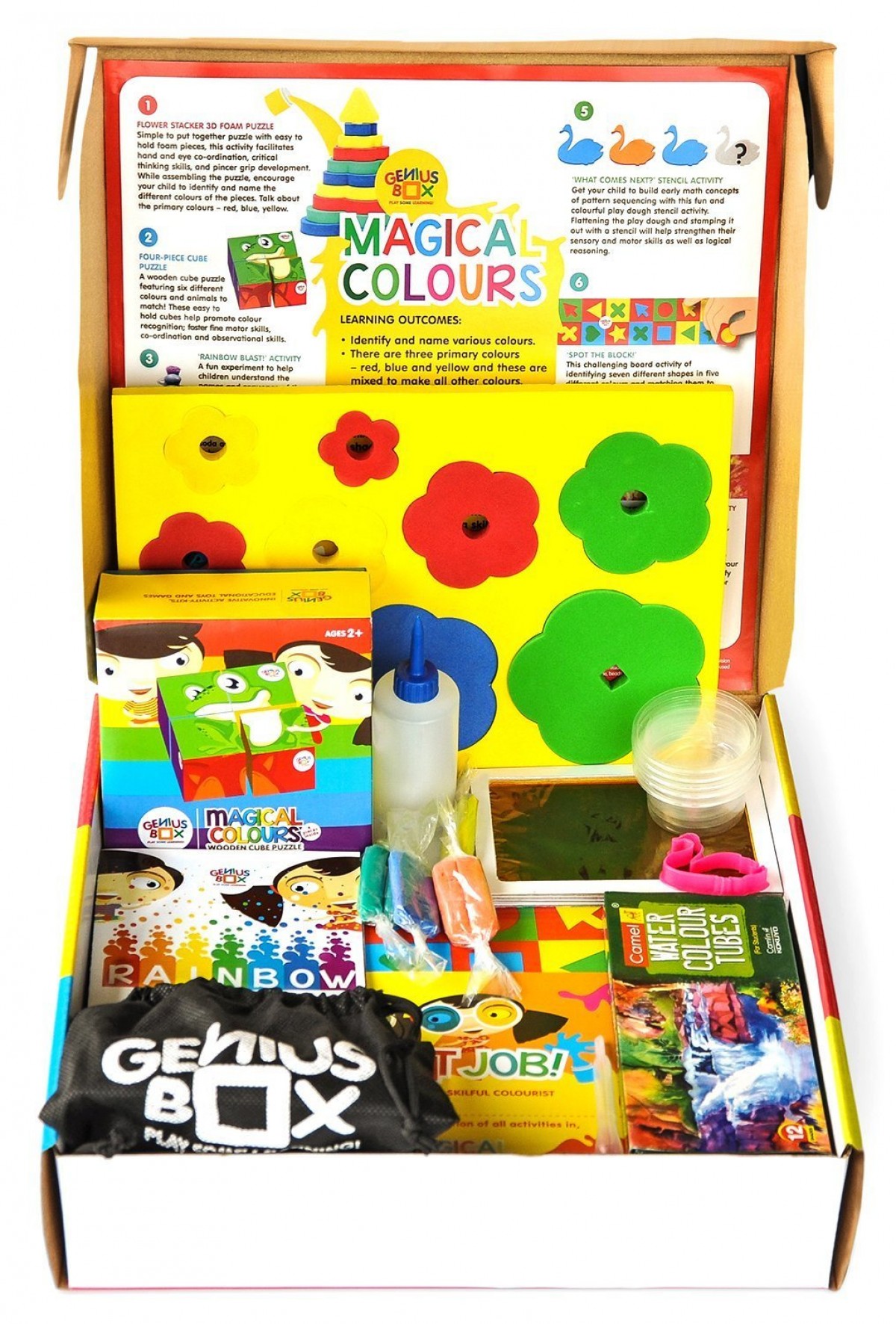 Genius Box - Play Some Learning Toys For Children : Magical Colours Activity Kit Science Kits for Kids age 3Y+ 