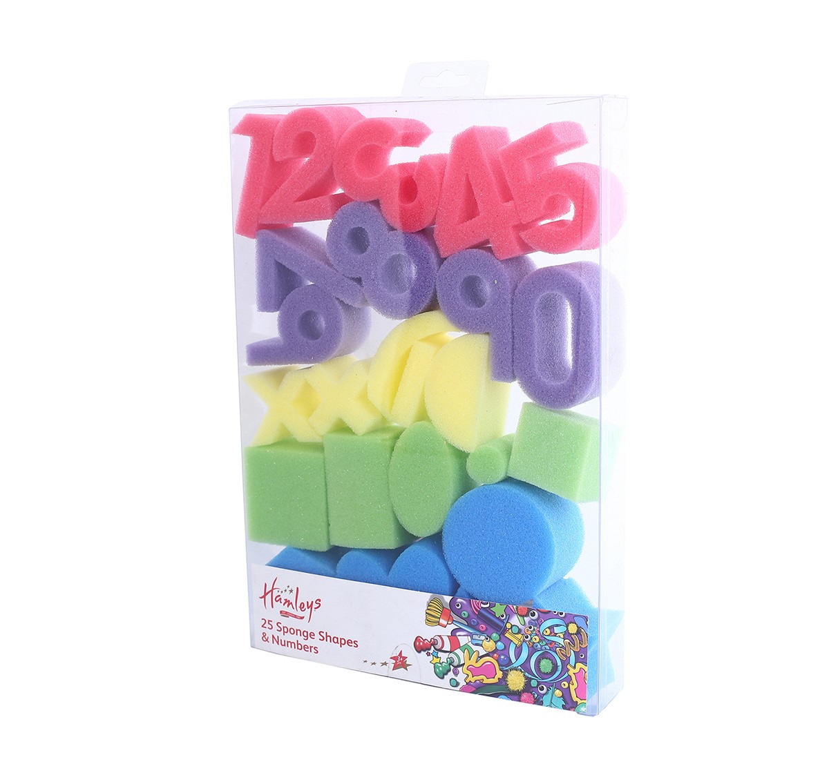 Hamleys Number And Shapes Sponges School Stationery for Kids age 3Y+ 
