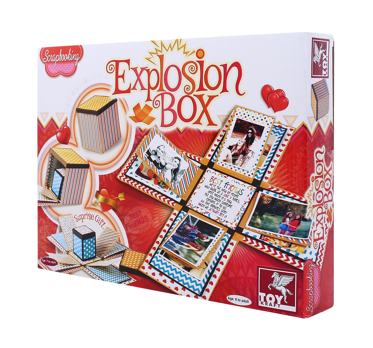 Toy Kraft Explosion Box DIY Art & Craft Kits for Kids age 6Y+ 