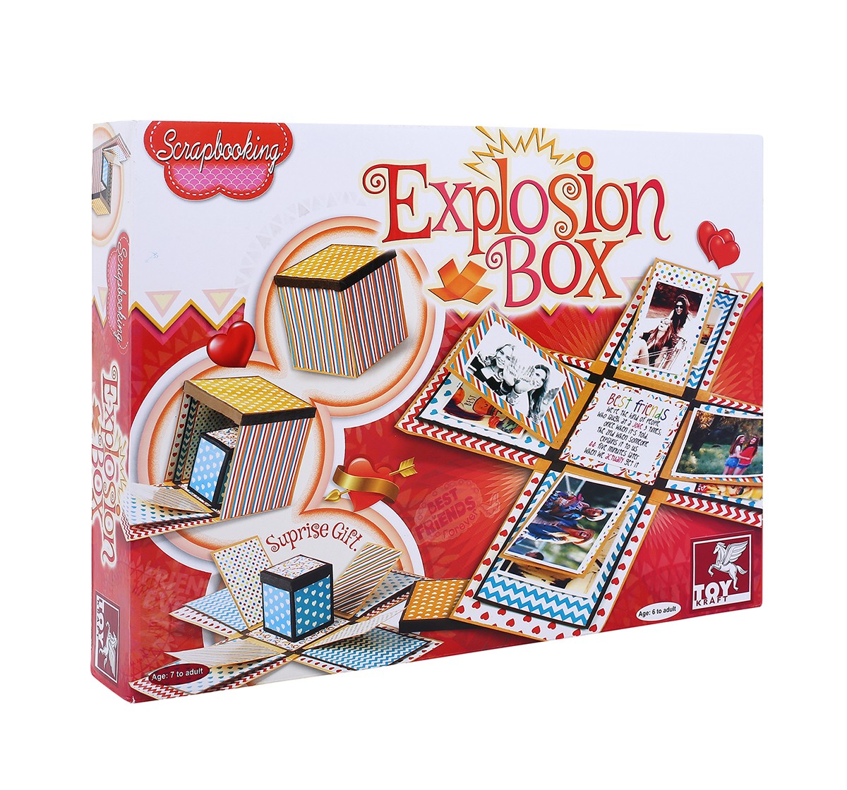 Toy Kraft Explosion Box DIY Art & Craft Kits for Kids age 6Y+ 