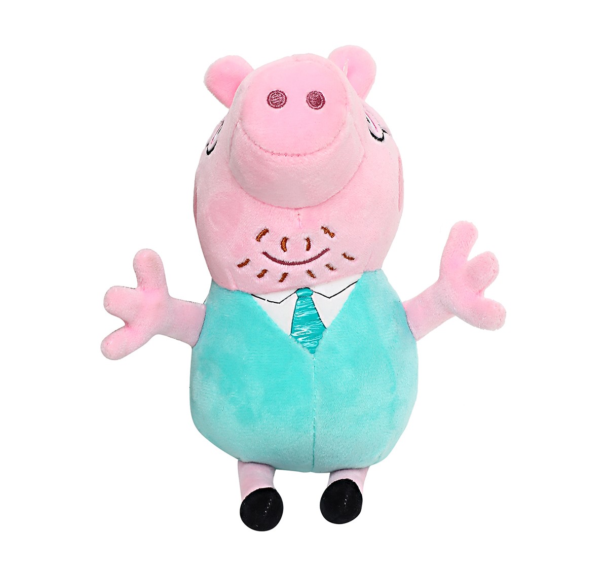 Peppa Pig Daddy 19 Cm Soft Toy for Kids age 3Y+ (Pink)