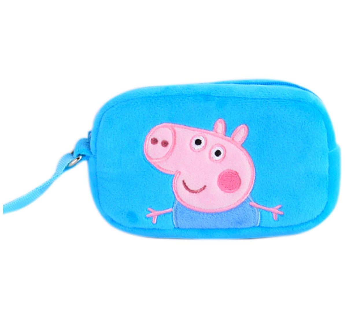 George Pig Blue Plush Toy Wallet, 0M+ (Multicolor)