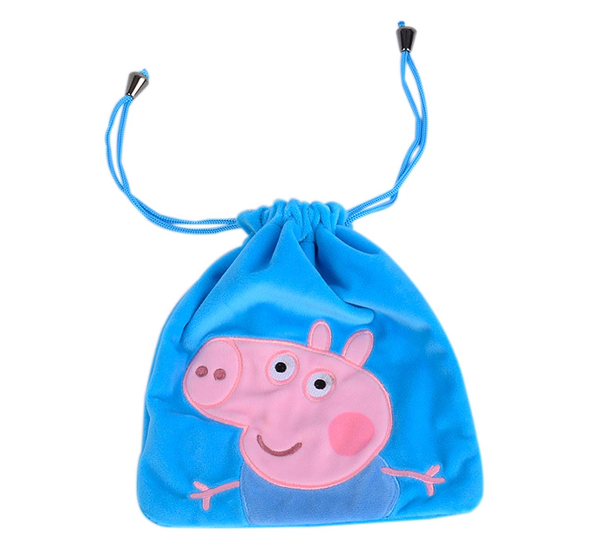 George Pig Blue Plush Toy Bag, 2Y+ 