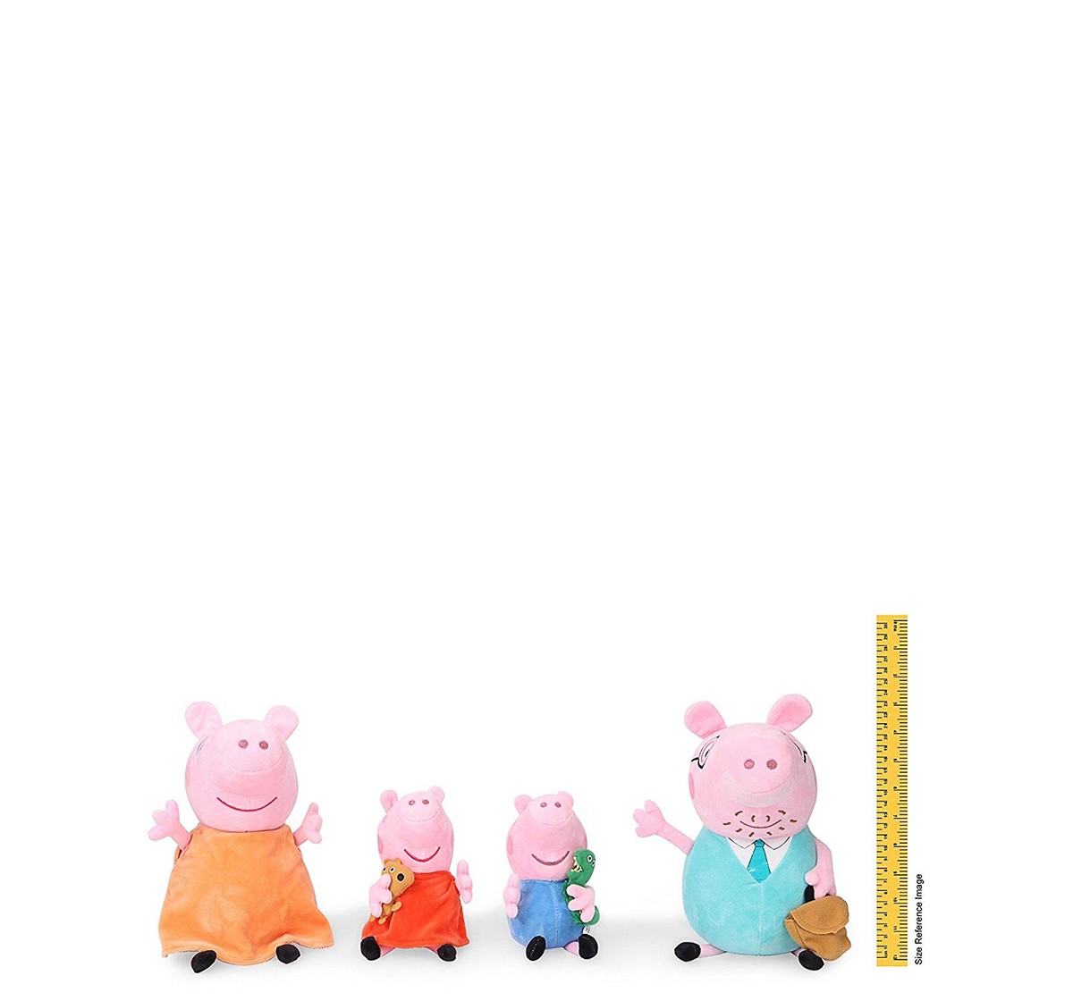 Peppa Pig Family Soft Toy Gift Box Combo Multi Color for Kids age 12M+ - 22 Cm 