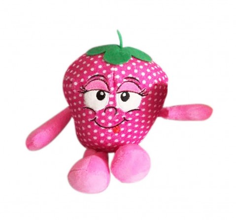Excel Production My Baby Excel Strawberry Plush 25 Cm Quirky Soft Toys for Kids Age 1Y+ - 16 Cm