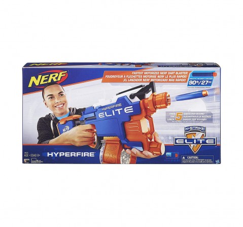 Nerf N Strike Elite Hyper Fire Blaster Blasters for Kids age 8Y+ 