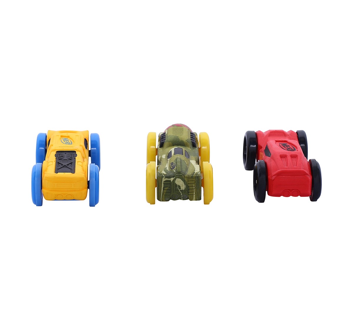 Nerf C0775 Nitro Foam Car (3-Pack) (Multicolour) Tracksets & Train Sets for Kids age 5Y+ 