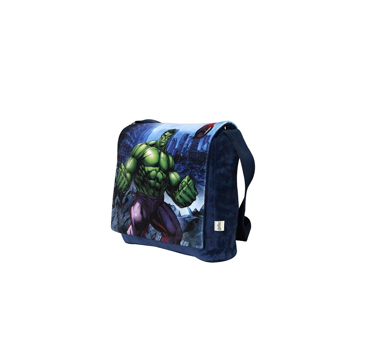 Marvel Disney Happiness Zipper Closure Hulk Sling Bag_Multi_Free Size Plush Accessories for Kids age 12M+ - 25.4 Cm 