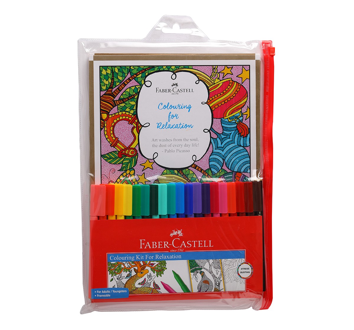 Faber-Castell 55715 colouring kit for relaxation, 7Y+
