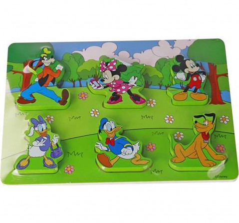 Disney Mickey And Friends 7PC Wooden Puzzle for Kids age 1Y+ 