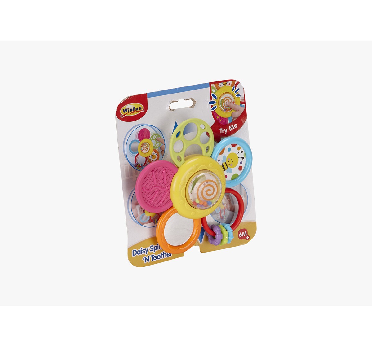 Winfun Press N Spin Flower Activity Toys for Kids age 3M+ 