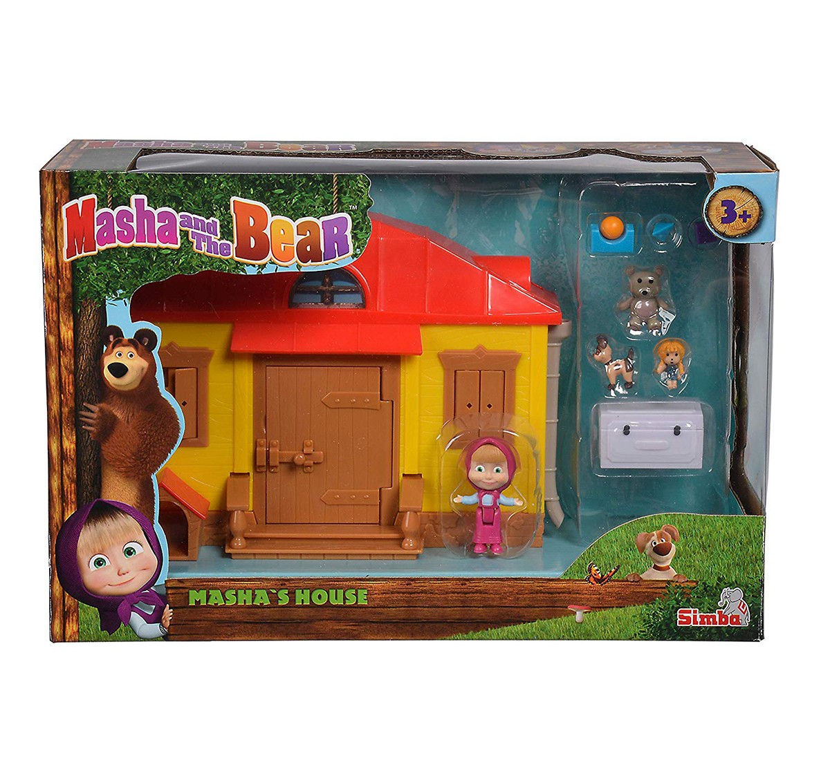 Masha And The Bear - Masha Playset "Mashas House" Doll House & Accessories for age 3Y+ 