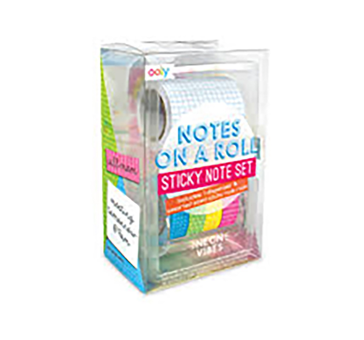 Ooly Notes On A Roll - Neon Vibes School Stationery for Kids age 3Y+ 
