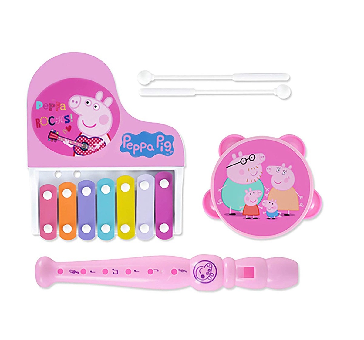 Peppa Pig Musical Set Of 3 Other Instruments for Kids age 12M+ 