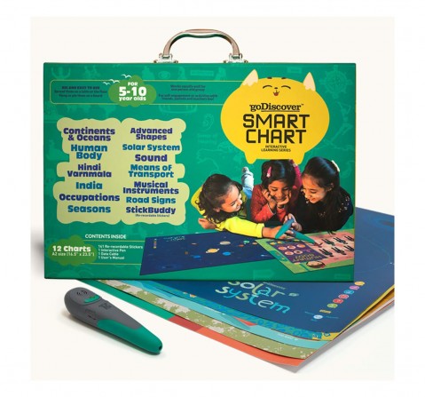 Go Discover Smart Chart - Interactive Learning Series Games for Kids age 5Y+ 