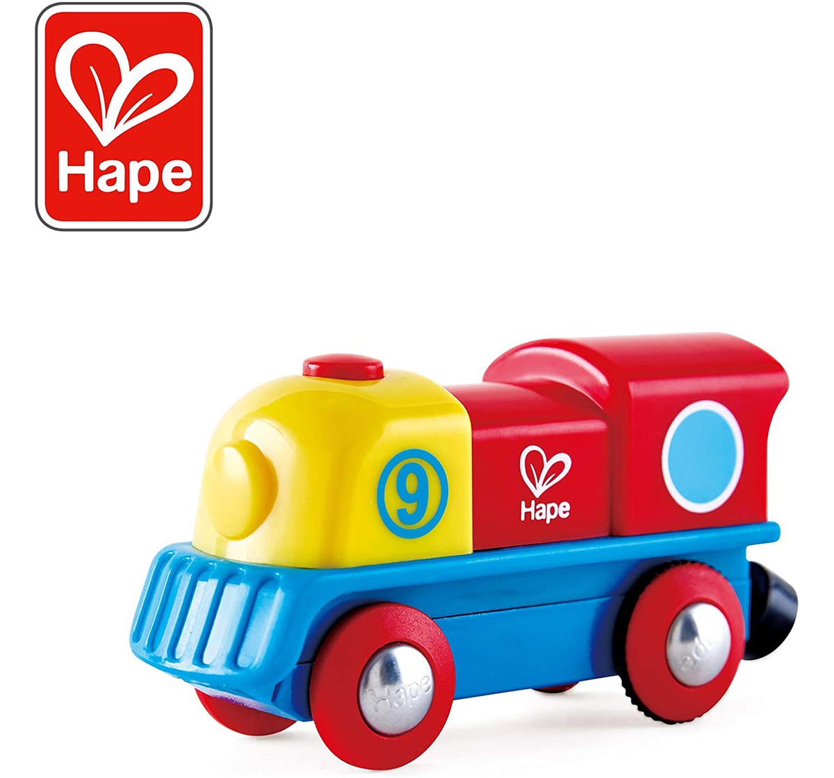Hape Brave Little Engine Wooden Toys for Kids age 18M + 