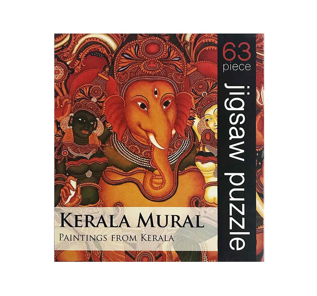Frogg Kerala Mural Puzzle 63Pc Puzzles for Kids age 7Y+ (Red)