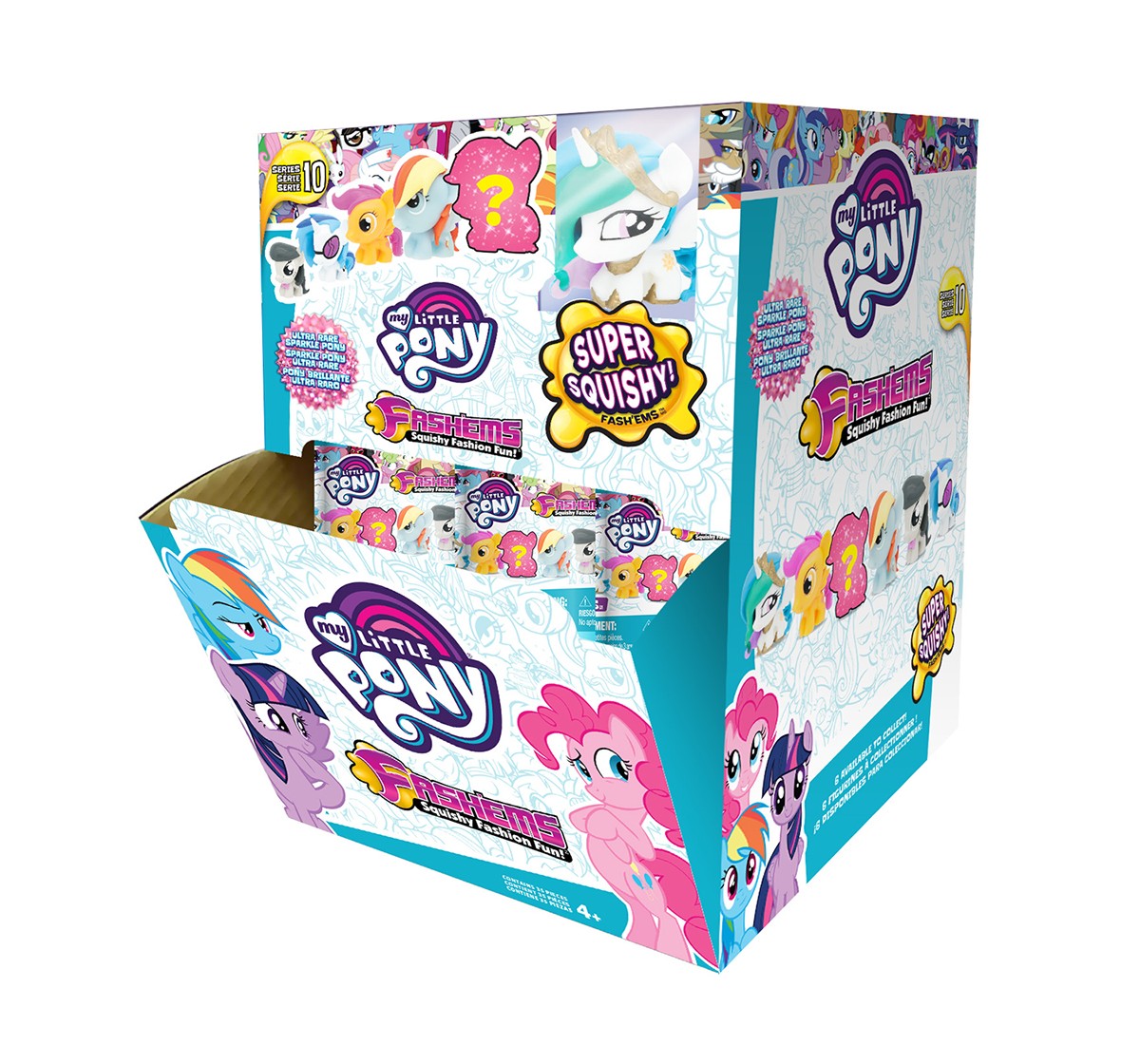 Mash'Ems Squishy My Little Pony S10 Toy Figures for Kids age 4Y+ 