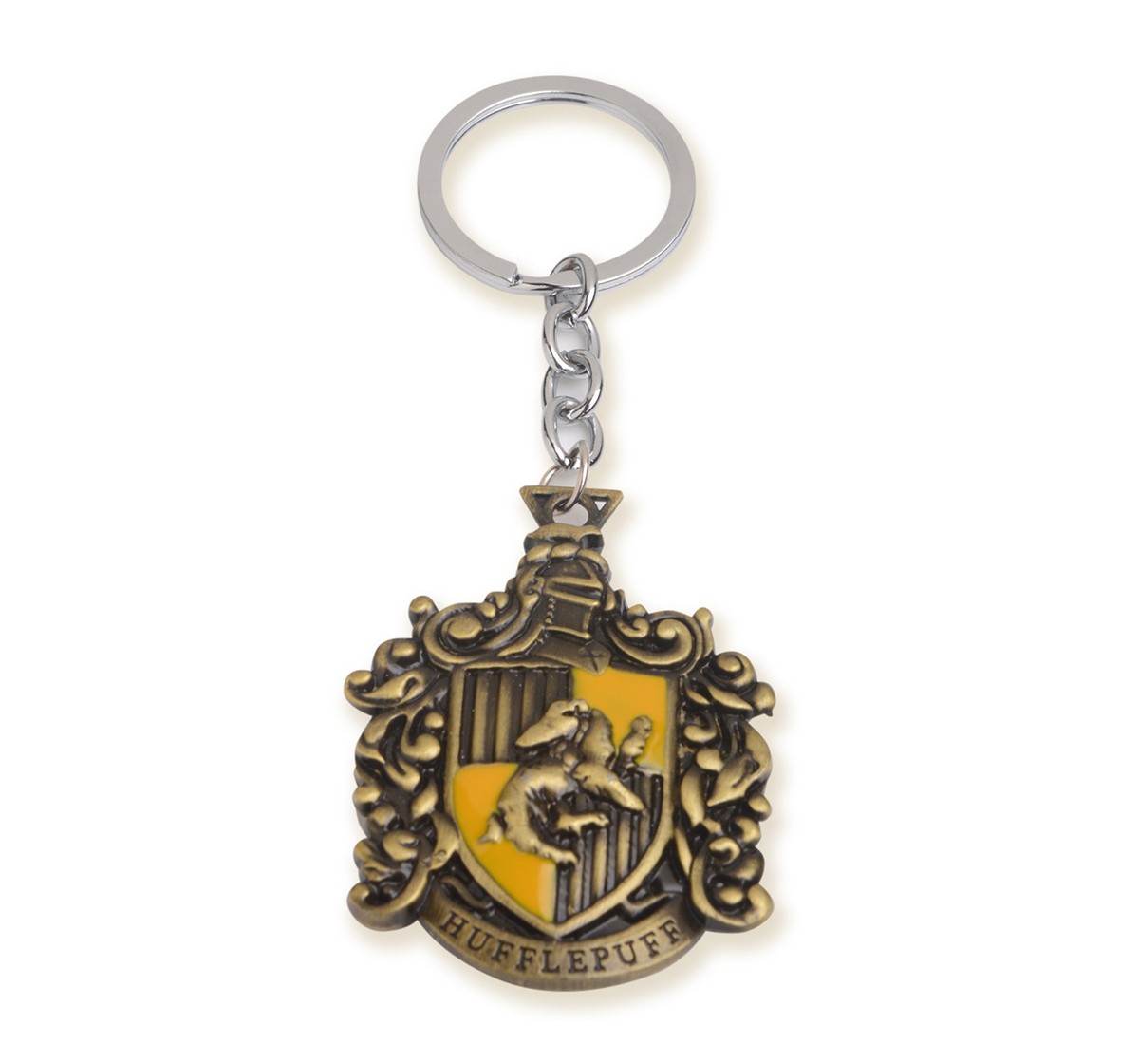 Efg Harry Potter Hufflepuff Big Keychain for Kids age 3Y+ (Antique Gold)