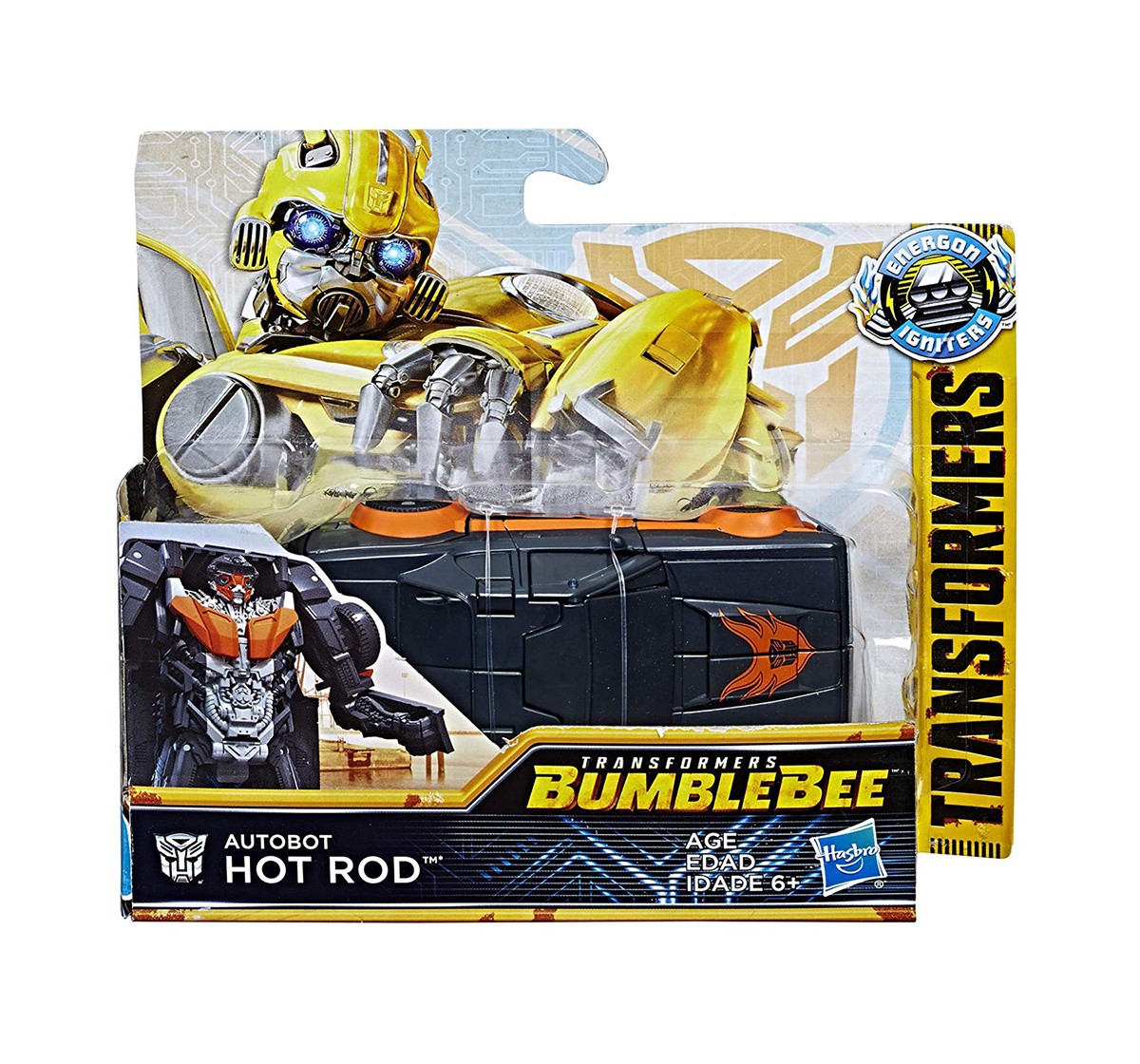 Transformers Bumblebee Energon Igniters Power Series - Autobot Hot Rod, Multi Color Action Figures for Kids age 5Y+ 