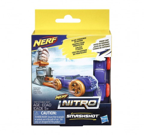 Nerf Nitro Smashshot (Blue) Blasters for Kids age 5Y+ (Blue)