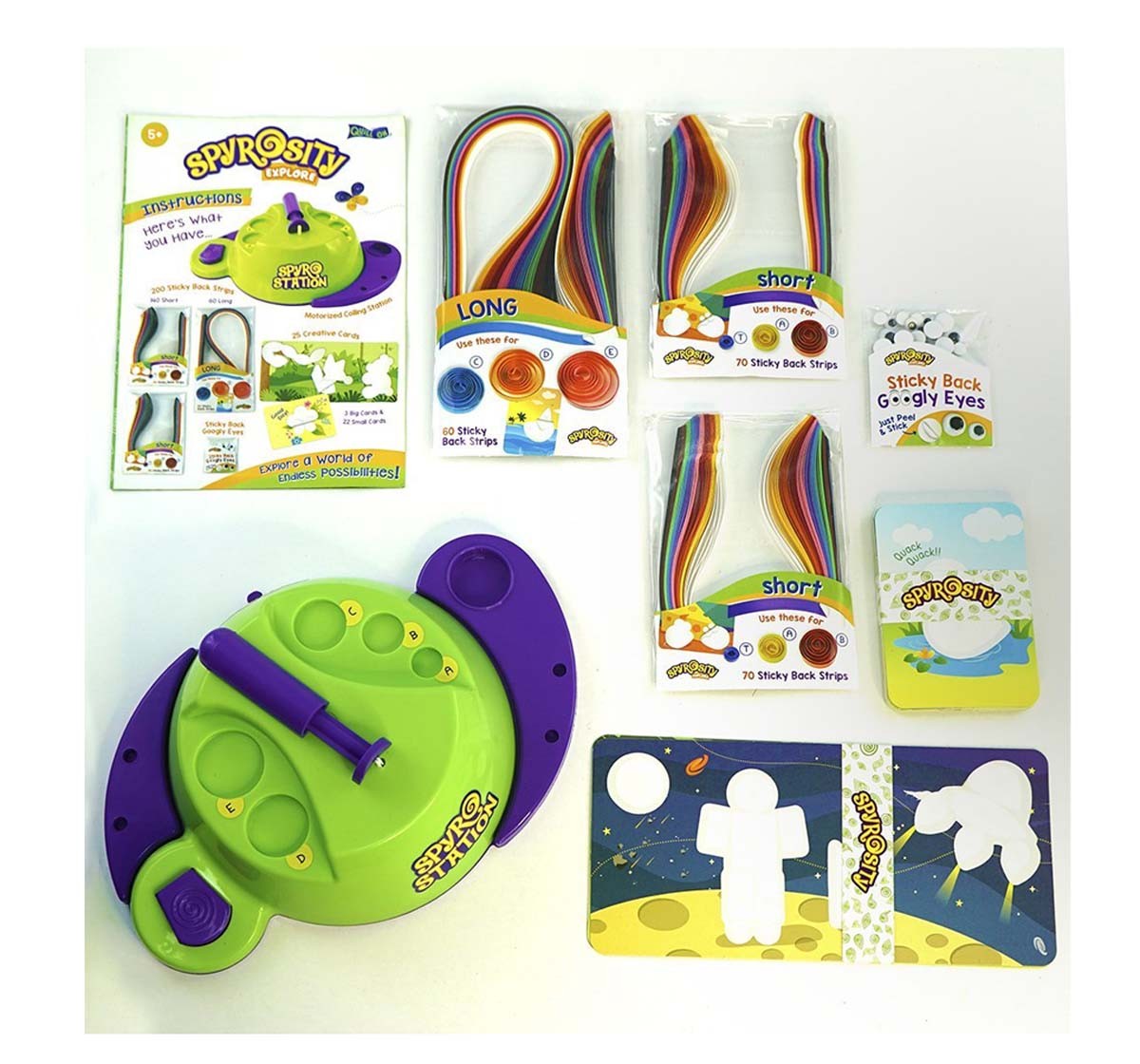 Imagimake Quill On Spyrosity Explore DIY Art & Craft Kits for Kids age 4Y+ 